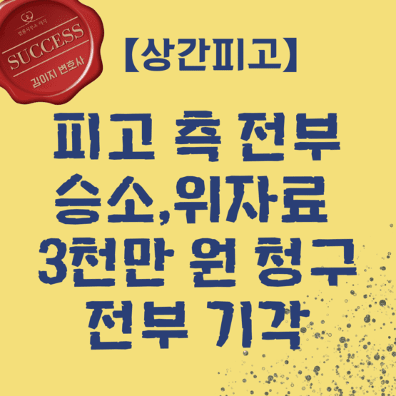 대전 상간피고 전부승소