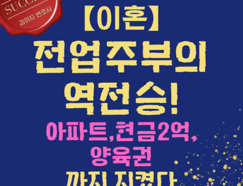 대전이혼전문변호사