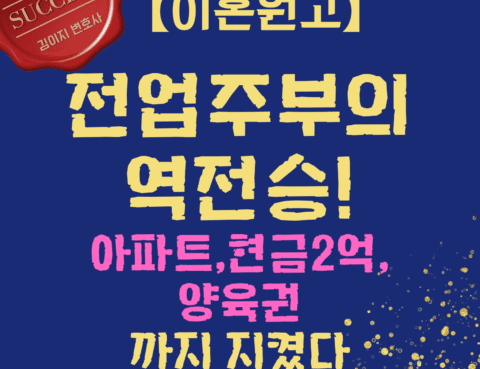 대전이혼전문변호사