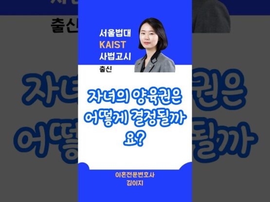 자녀의 양육권 결정